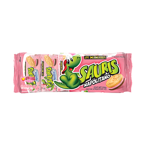 Galleta Moderna Sauris Bolsa 12Pz Napolitano