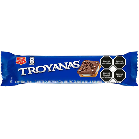 Galleta Tres Estrellas Troyanas 80Gr Combinadas