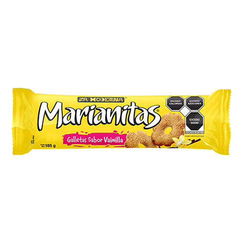 Galleta Moderna Marianitas 185Gr Vainilla