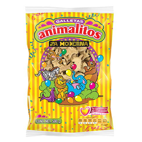 Galleta Moderna Animalitos 500Gr