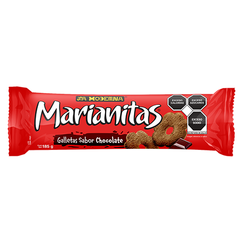 Galleta Moderna Marianitas 185Gr Chocolate
