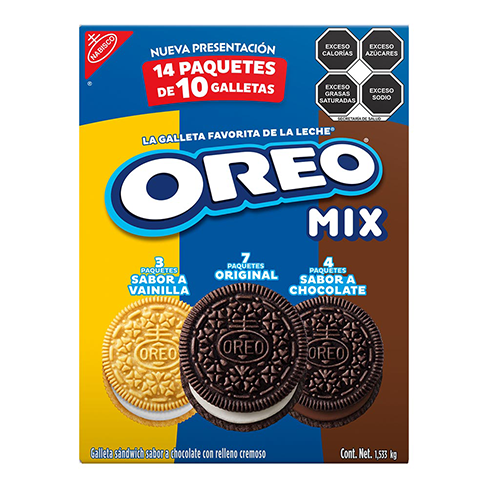 Galleta Nabisco Oreo 8Pz(114Gr) Exh                           