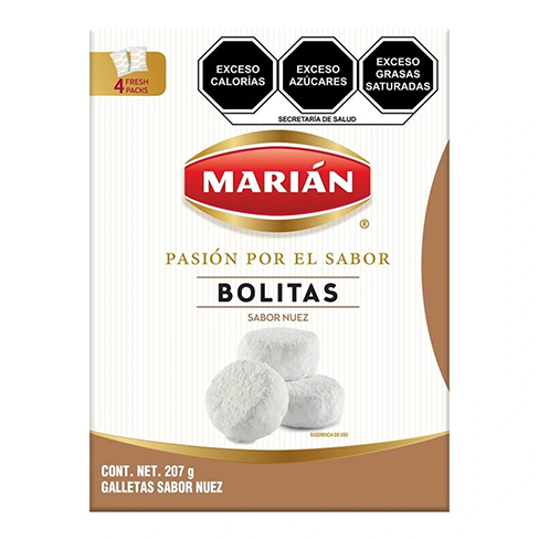 Galleta Marian Bolitas 207Gr Nuez