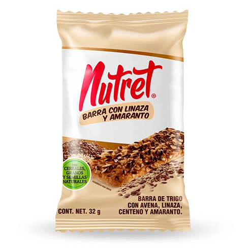 Galleta Nutret Barra 32Gr Linaza Amaranto