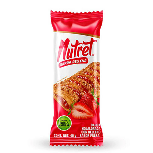 Galleta Nutret Barra 32Gr Fresa
