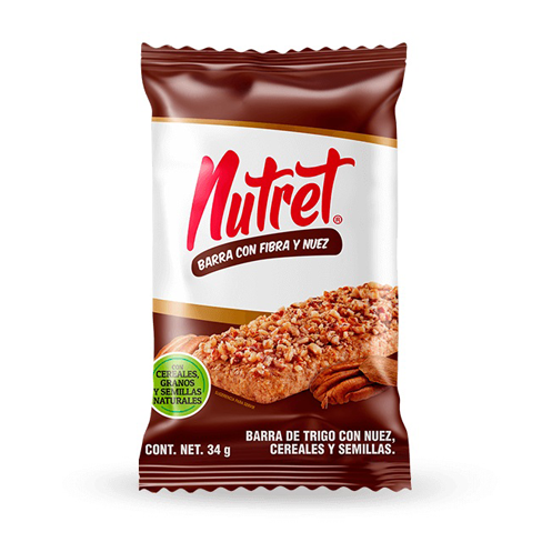 Galleta Nutret Barra 32Gr Fibra Y Nuez