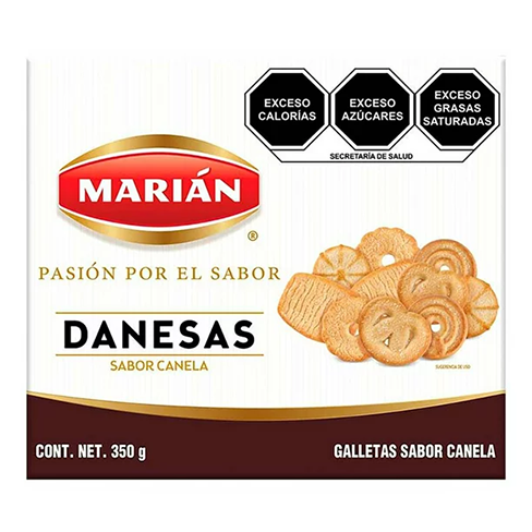 Galleta Marian 350Gr Danesa Canela                            