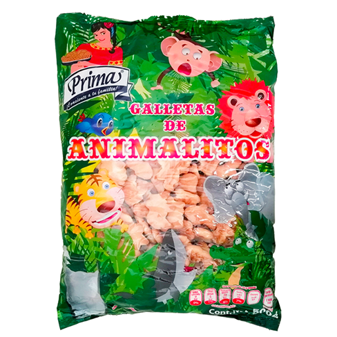 Galleta Prima Animalitos 500Gr                                                                      