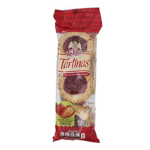 Tartinas Tia Rosa 78Gr Fresa                                                                        