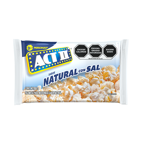 Palomitas Para Microondas Act Ii Natural 1Pz                                                        