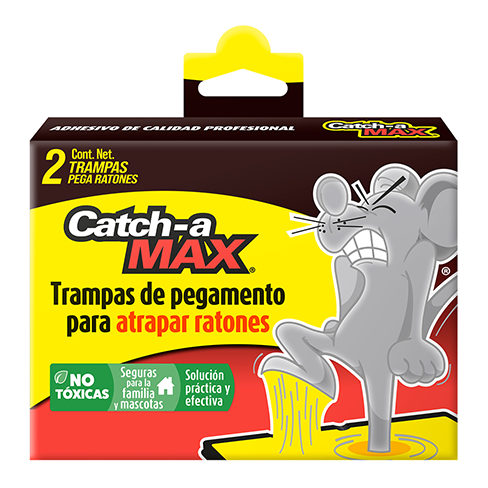 Trampa Catch A Max 2Pz Pega Ratones Chica Ac                                                        