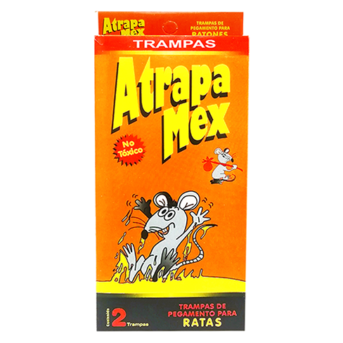 Trampa Atrapamex 2Pz Pegamento Para Ratas Tr11                                                      