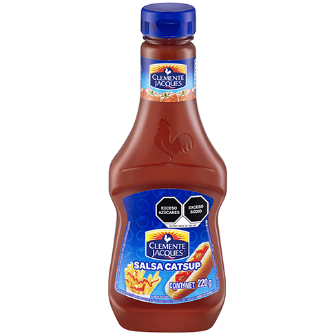 Salsa Catsup Clemente Jacques 220Gr Squeez                                                          