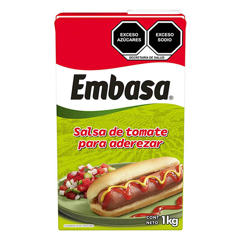 Salsa Catsup Embasa 1Kg Tet.