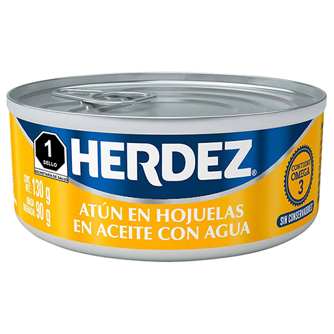 Atun Herdez 130Gr Aceite En Trozos