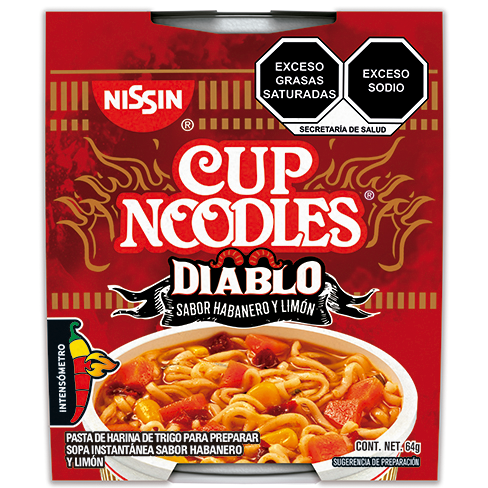 Sopa Instantanea Nissin 64Gr Sabor Diablo Ac                                                        