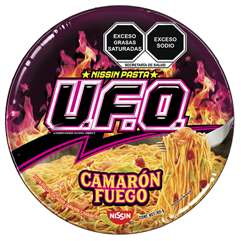 Sopa Instantanea Nissin 105Gr U.f.o Camaron Fuego Ac                                                