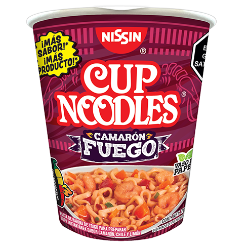 Sopa Nissin 70Gr Camaron Fuego Ac