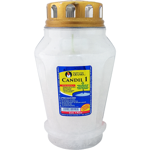 Veladora Ecologica Candil #1 1Pz Surtido                                                            