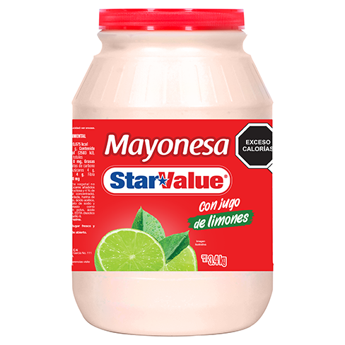 Mayonesa Star Value 3.40Kg Con Limon                                                                