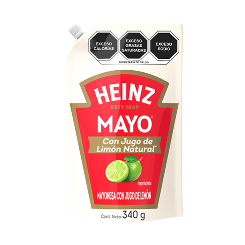 Mayonesa Con Limon Heinz 340Gr Doypack                                                              