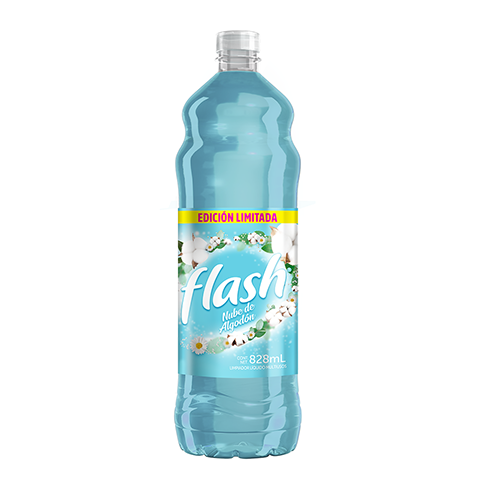 Limpiador  Flash 828Ml Algodón