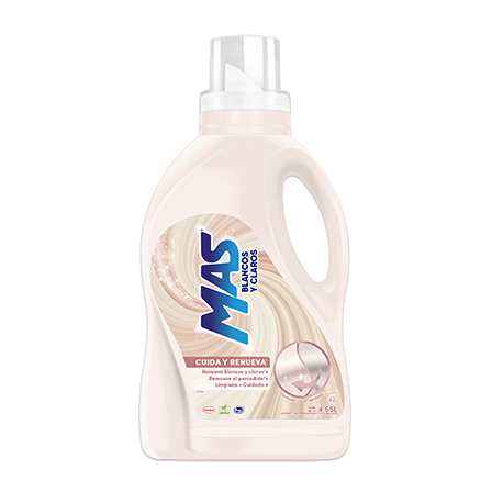 Detergente Liquido Mas 4.65Lt Blancos Y Claros