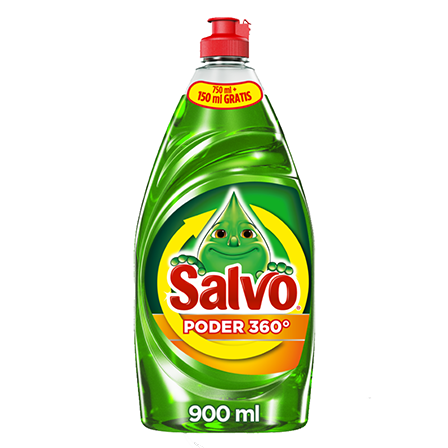 Detergente Liquido Salvo 900Ml Limon