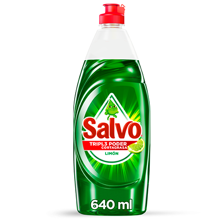 Detergente  Liquido  Salvo 640Ml Limon