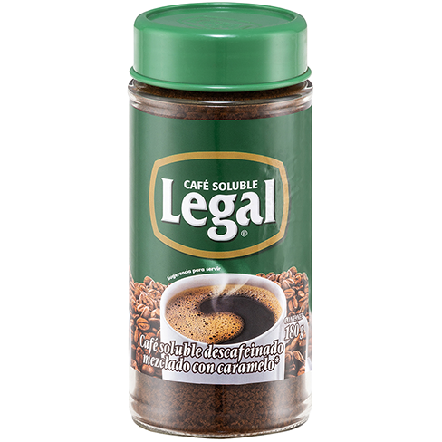 Cafe Legal 180Gr Soluble Descafeinado                                                               