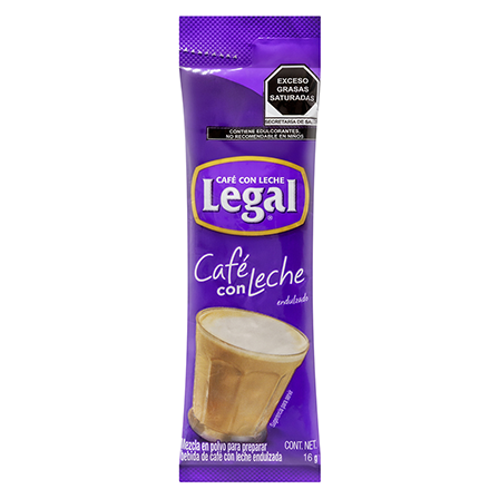 Café Legal 16Gr Soluble C/leche