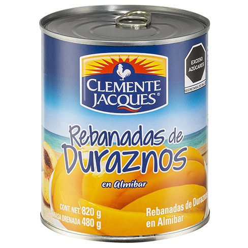 Duraznos Clemente Jacques 820Gr Rebanadas