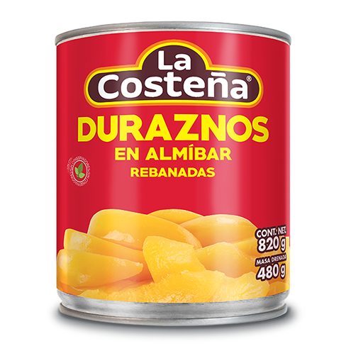 Duraznos La Costeña 820Gr Rebanadas
