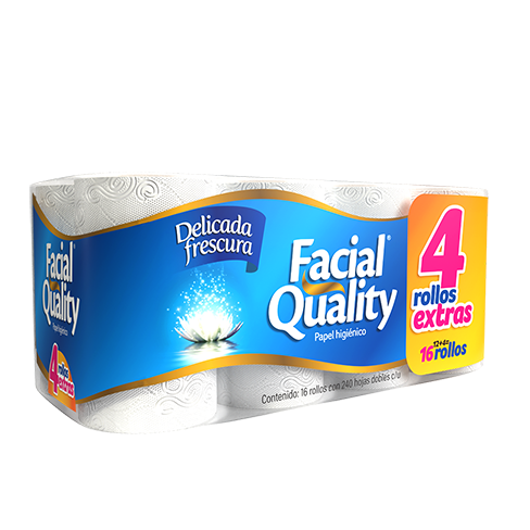 Higienico Facial Quality 12R(240Hd) Delicada Frescura