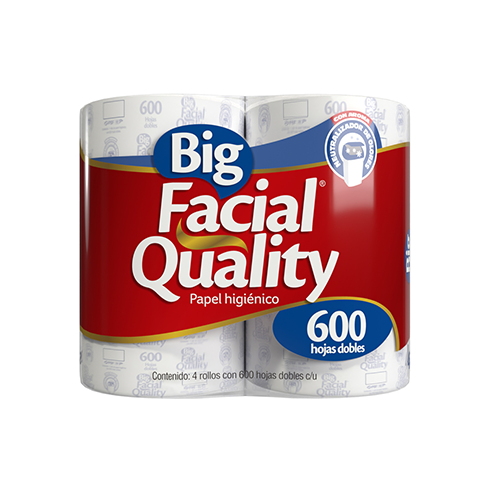 Higienico Facial Quality Big 4R(600Hd)