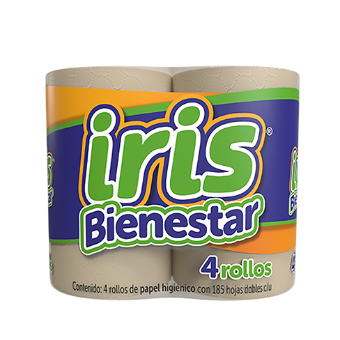 Higienico Iris Bienestar 4R(185Hd)