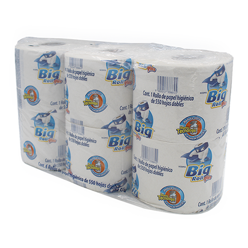 Higienico Big Roll 6 Rollos 550Hd                                                                   