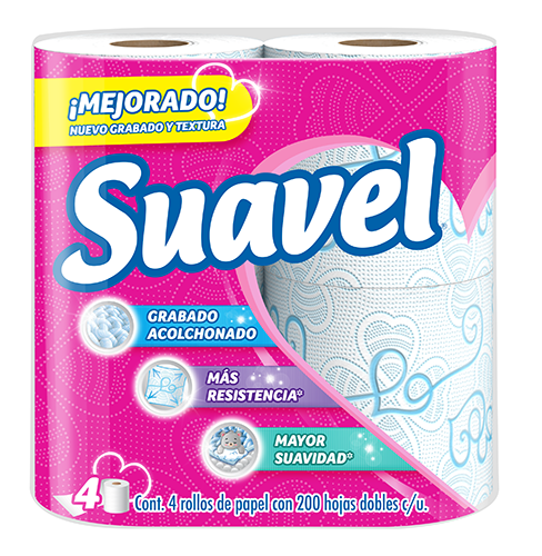 Higienico Suavel 4 Rollos 200Hd                                                                     