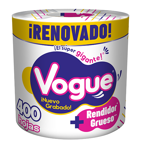 Higienico Vogue 1 Rollo 400Hd                                                                       