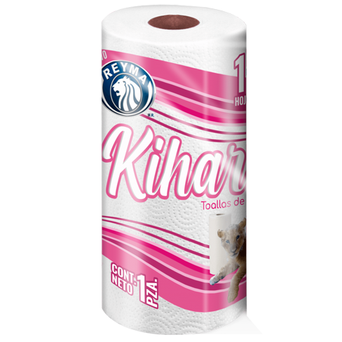 Toallas De Papel Kihara 1Pz(168 Hojas Dobles)