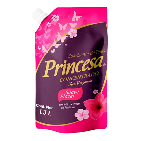 Suavizante Princesa 1.3Lt Suave Placer Pouch