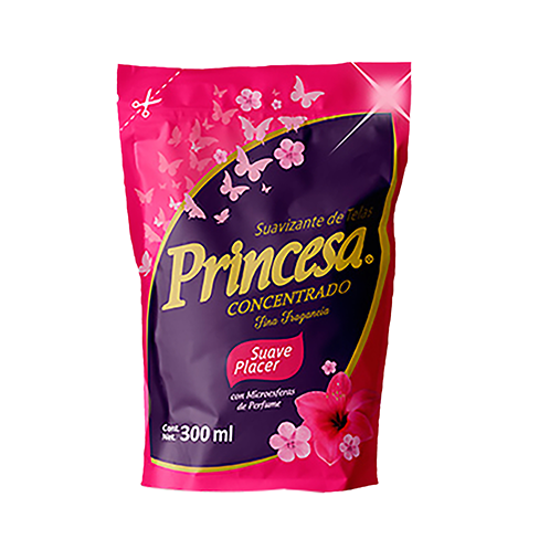 Suavizante Princesa 300Ml Suave Placer Pouch