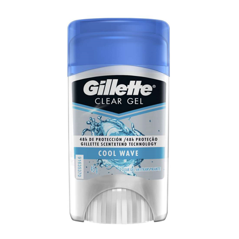 Desodorante Gillette 45Gr Ap Gel Clear Cool Wave