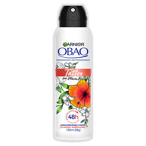 Desodorante Obao 150Ml Aerosol Tattoo Women Fresc Prof.