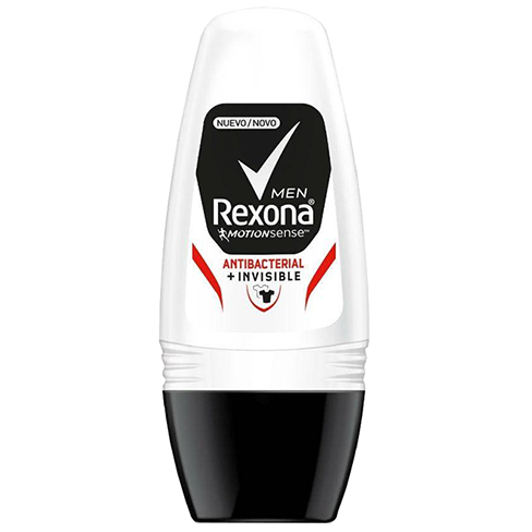 Desodorante Rexona Men 50Ml Antibacterial+Invisible Roll On                                         