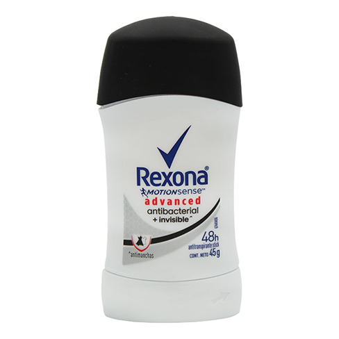 Desodorante Rexona 45Gr Antibacterial+Invisible Stick                                               