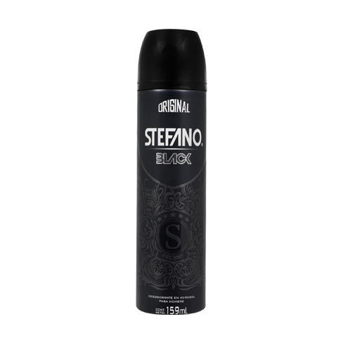 Desodorante Stefano 113/159Ml Aerosol Black Clasico
