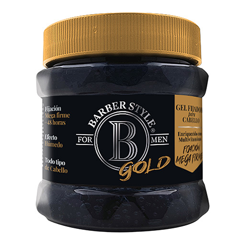 Gel Barber Style 200Gr Fijador For Men Gold