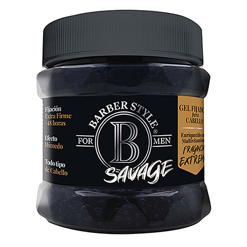 Gel Barber Style 200Gr Fijador For Men Savage
