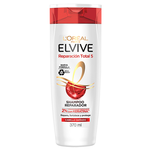 Shampoo Elvive 370Ml Reparacion Cabello Dañado